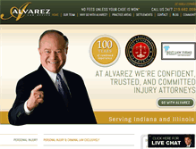 Tablet Screenshot of gowithalvarez.com